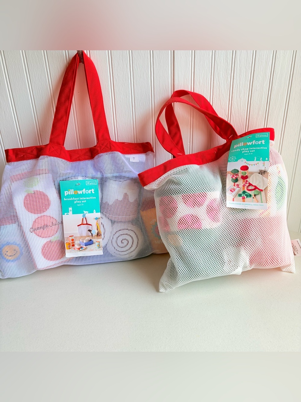 Pillowfort Plush Interactive Play Set Bundle NWT Breakfast & Candy Shop Toys New